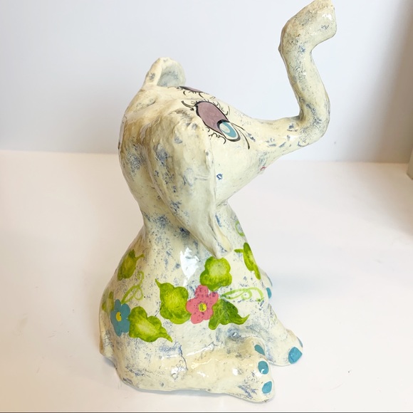 Alvarez Meifiso Mexico paper mache art elephant - Picture 3 of 8